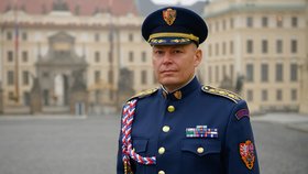 Velitel Hradní stráže Jaroslav Ackermann