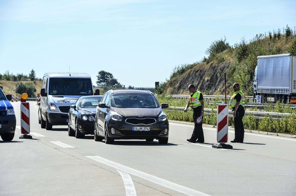 Hranice Česka s Německem kontrolovala policie od září.