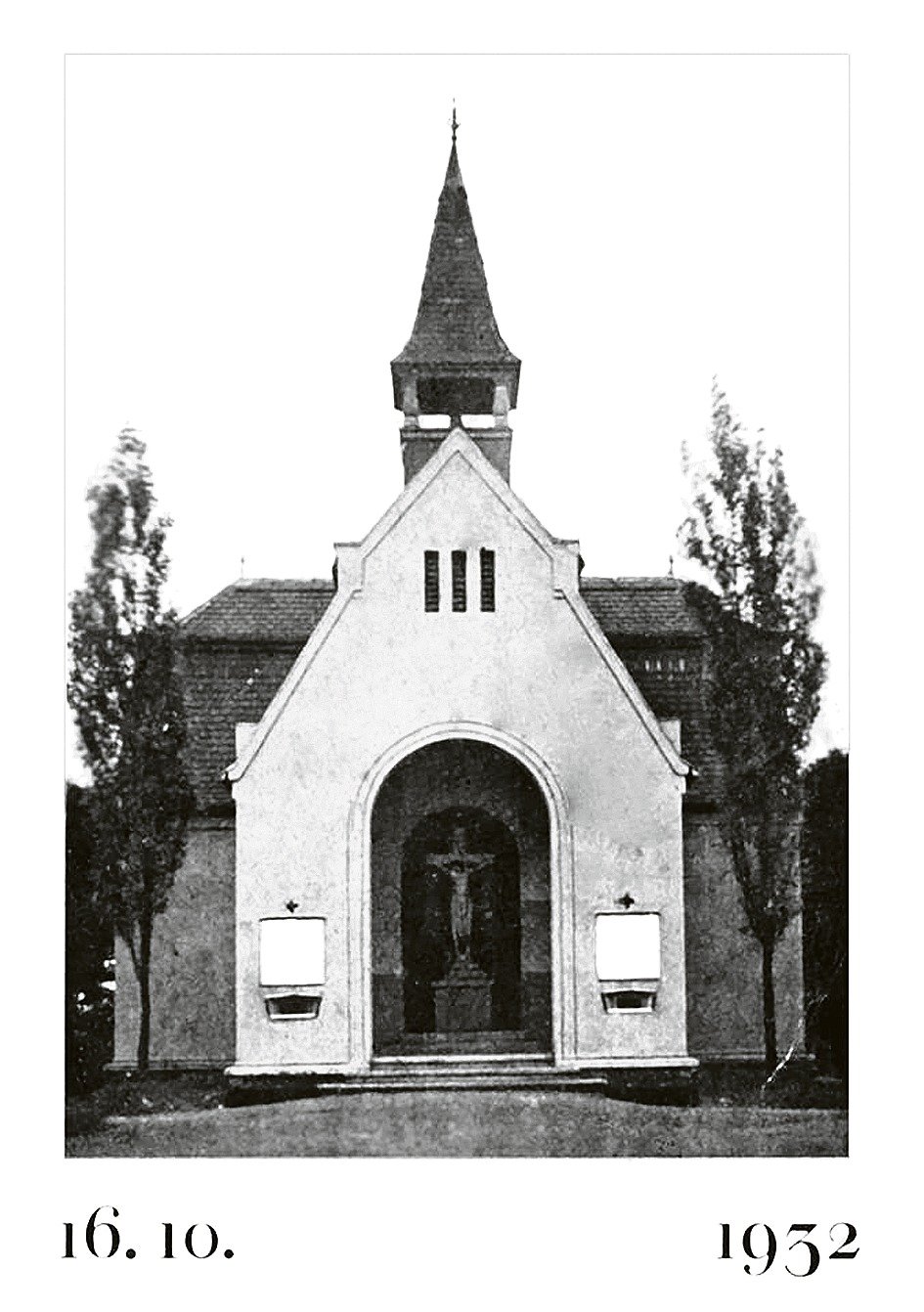 Kostel v roce 1932.