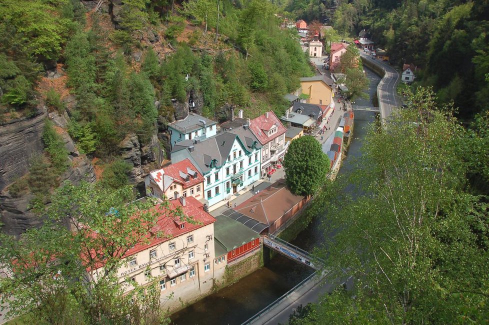 Hřensko – vstupní brána do Českého Švýcarska.