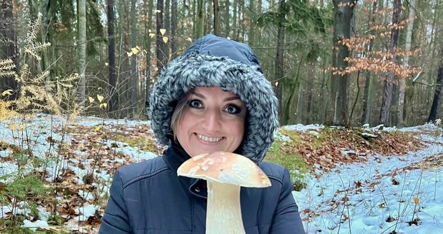 Renata Toušová se svým úlovkem.