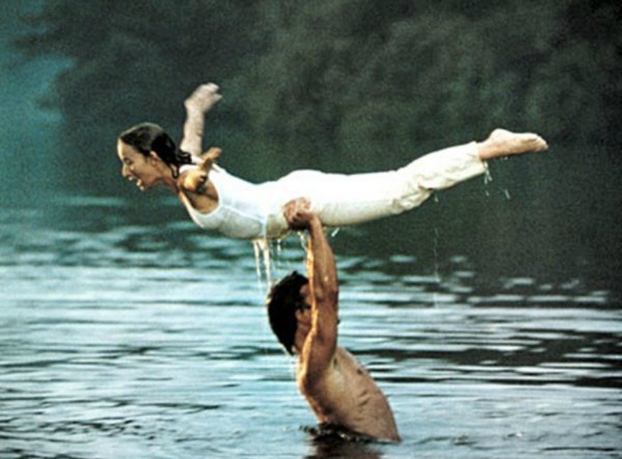 1987 - Patrick Swayze a Jennifer Grey v Hříšném tanci.