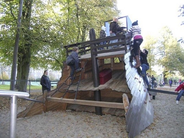 Bermudský trojúhelník, Nørrebroparken, Kodaň, Dánsko