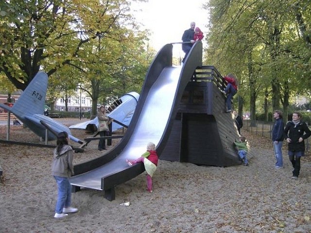 Bermudský trojúhelník, Nørrebroparken, Kodaň, Dánsko