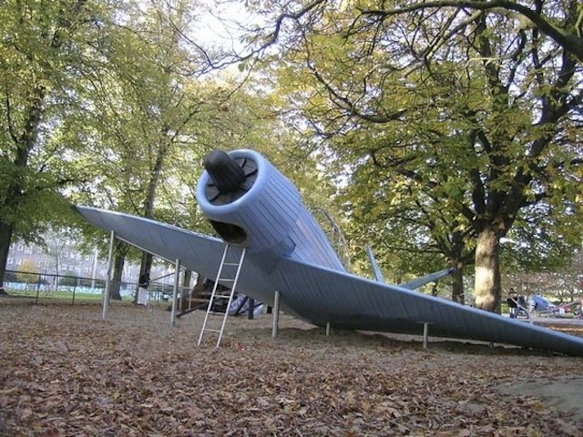 Bermudský trojúhelník, Nørrebroparken, Kodaň, Dánsko