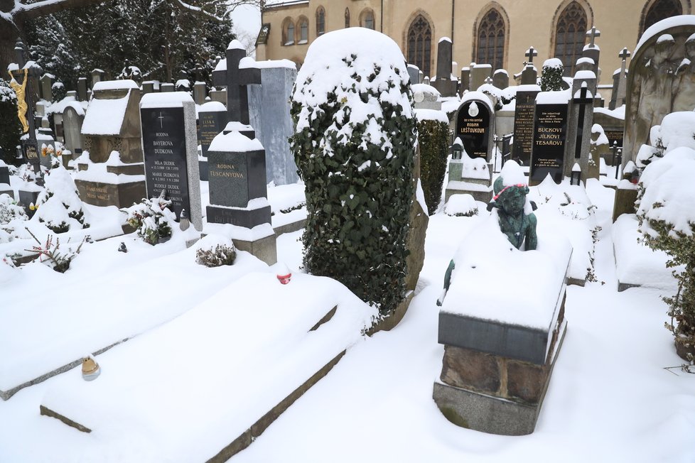 Hrob Čestmíra Řandy st. na Vyšehradě.