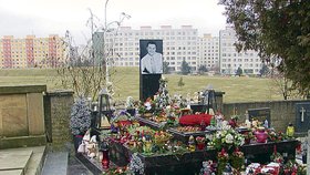 Hrob Václava Kočky ml. je anomálií hřbitova v Řepích