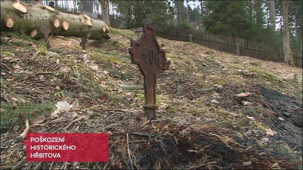 Vandalové poničili hroby