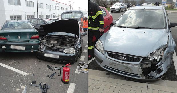 Řidič nedal přednost a způsobil nehodu: Zrušil celkem sedm aut! 