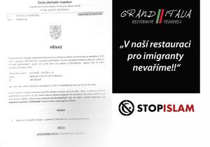 Česká obchodní inspekce (ČOI) už podruhé uložila pokutu provozovateli restaurace v Hrušovanech nad Jevišovkou na Znojemsku za text proti imigrantům na internetových stránkách.