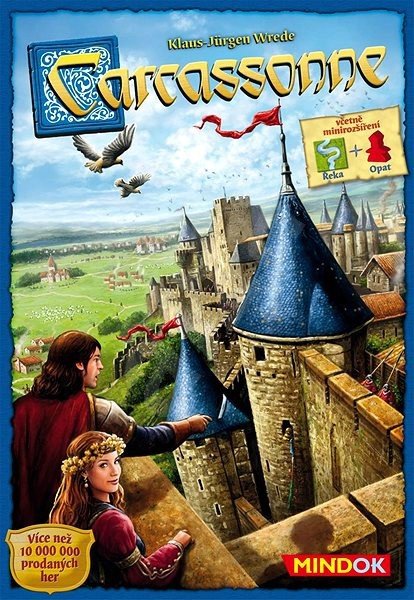 Carcassonne je populární společenská desková hra pro 2 až 5 hráčů.