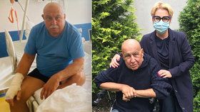 Andrej Hryc je po šedesáti dnech v nemocnici zase doma.