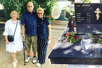 Poslední místo odpočinku Andyho Hryce (†71) vhání slzy do očí: Už jsou se synem (†22) zase spolu!