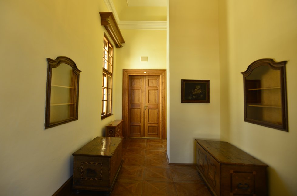 Dříve byt Tomáše Garrigua Masaryka, Hrzánský palác.