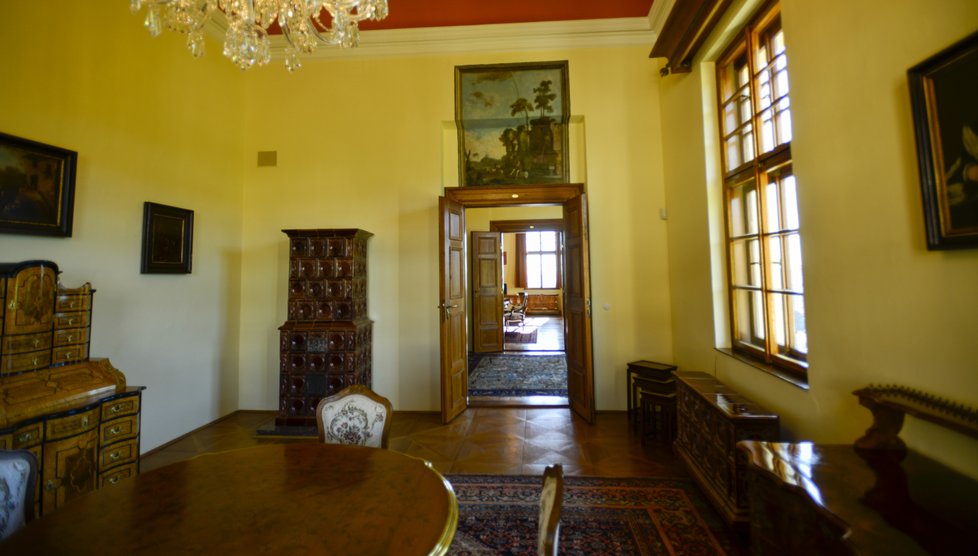 Dříve byt Tomáše Garrigua Masaryka, Hrzánský palác.