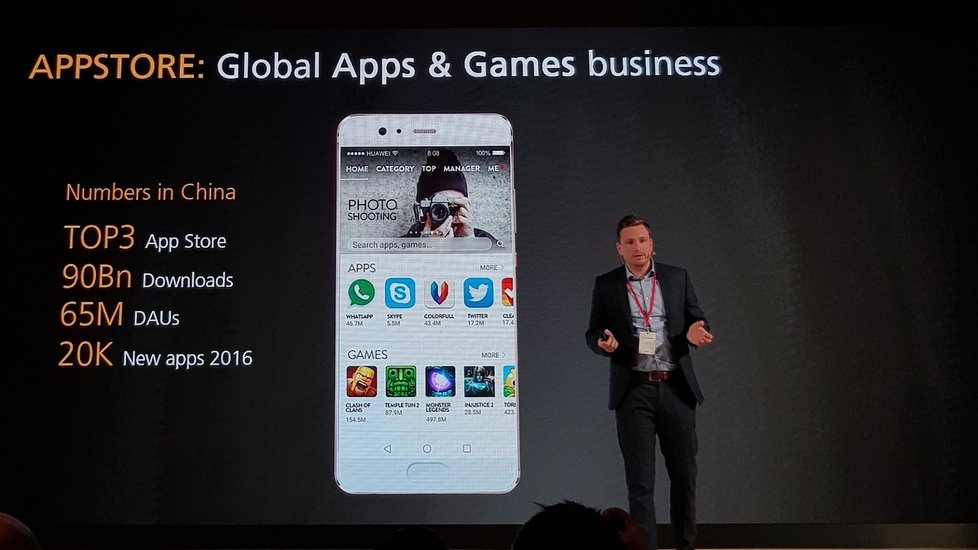 AppStore od Huawei už nyní úspěšně funguje v Číně, kde mu nemůže konkurovat značně omezený Google. 