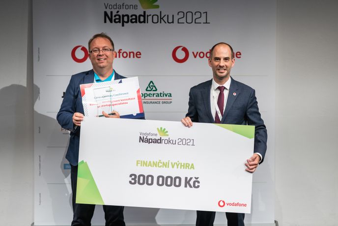 1. místo - Vodafone Nápad roku 2021 Aireen