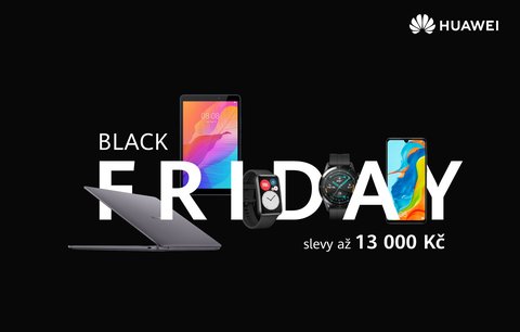 Black Friday u Huawei bude poprvé živě. Sledujte přímý přenos a získejte skvělé slevy