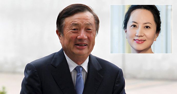 Zakladatel společnosti Huawei Žen v rozhovoru bránil svojí dceru.