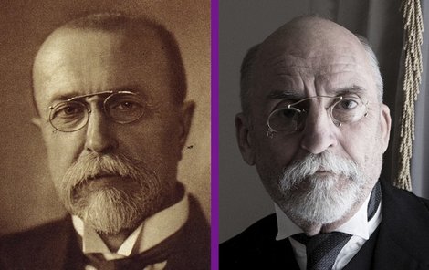 Kdyby se Huba narodil ve stejný rok jako Masaryk, mohl mu dělat dvojníka.