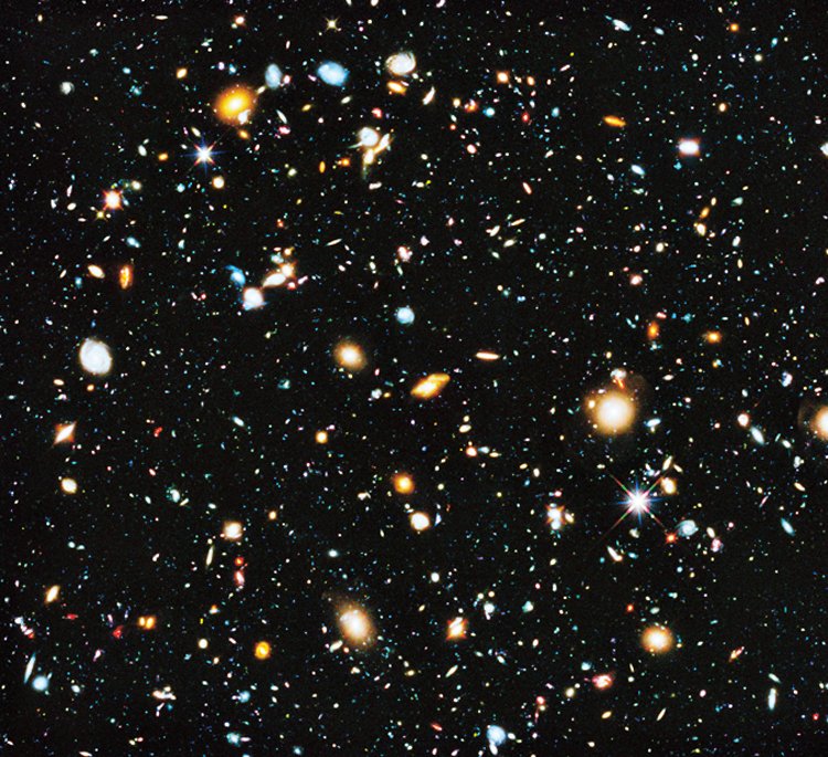 Hubblův dalekohled se na tuto sekci dlouze zaměřil a na fotografiích se pak objevily tisíce galaxií.