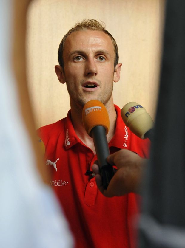 Roman Hubník coby reprezentant. Roman Hubník coby reprezentant.