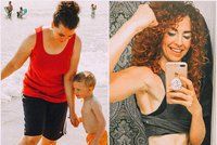 Trojnásobnou mámu motivovala k úbytku 23 kilogramů fotografie z pláže