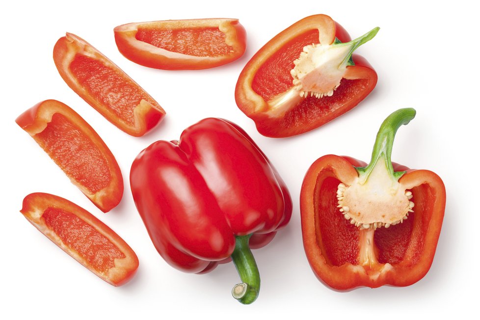 Paprika: Všechny druhy mají minimum kalorií (nejméně bílá, nejvíce červená). Vedle toho obsahují hodně vitaminů a hořčíku.