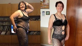 Lenka (38) za rok shodila 55 kilo: Těší mě, že jsem »koukatelná«