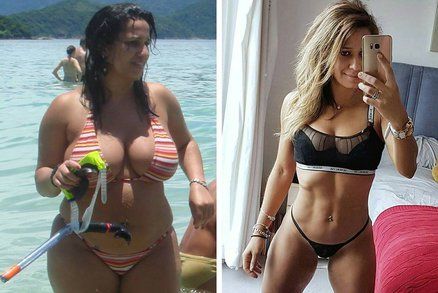 Neuvěříte, že na fotkách je stejná žena! Co musela přestat jíst, aby zhubla? 