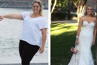 Chtěla být štíhlá nevěsta! Za rok shodila přes 50 kilogramů!