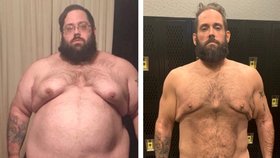 Bývalý wrestler se projedl ke dvěma stům padesáti kilogramům.