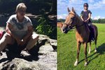 Lenka vážila 114 kilo a už ani nemohla jezdit na milovaném koni.