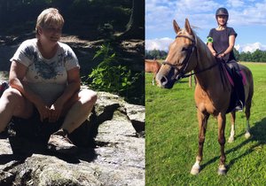 Lenka weighed 114 kilos and could no longer even ride her beloved horse.