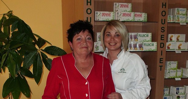 Paní Ludmila Razimová se svojí osobní výživovou poradkyní Leonou Moser.