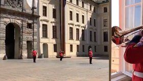 Hudba Hradní stráže a koncert v době koronaviru (19. 4. 2020)