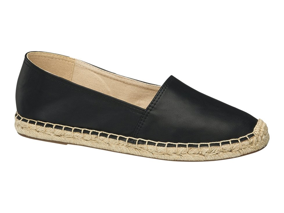 Koženkové espadrilky, Deichmann, 499 Kč