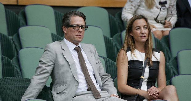 Hugh Grant a Anna Elisabeth Eberstein, matka jeho druhého dítěte