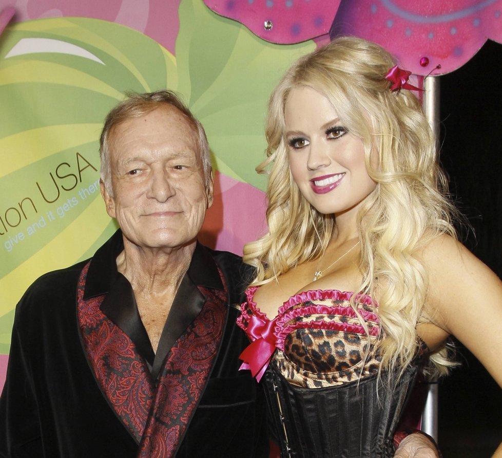 Crystal Harris a Hugh Hefner