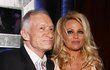 Pamela Anderson a Hugh Hefner