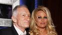 Pamela Anderson a Hugh Hefner Pamela Anderson a Hugh Hefner
