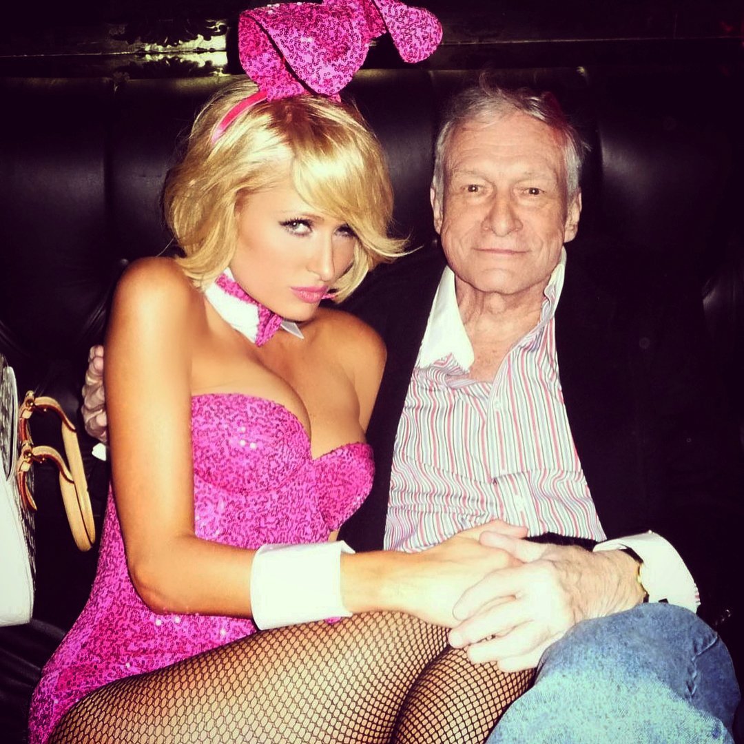 Paris Hilton a Hugh Hefner