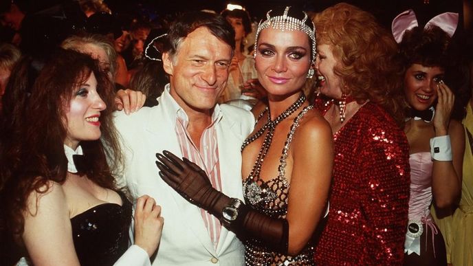 Hugh Hefner v roce 1985 Hugh Hefner v roce 1985