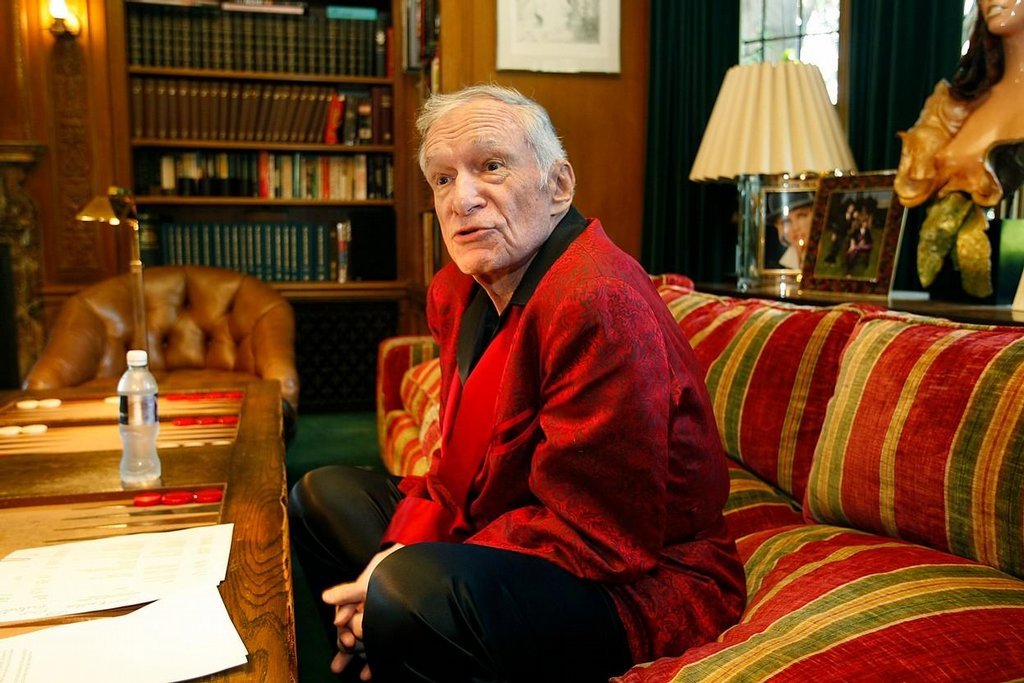 Hugh Hefner v roce 2010. Letos oslavil 90. narozeniny.