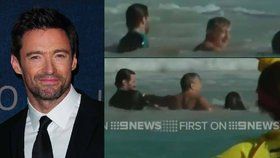 Hugh Jackman zachraňoval životy na australské pláži.