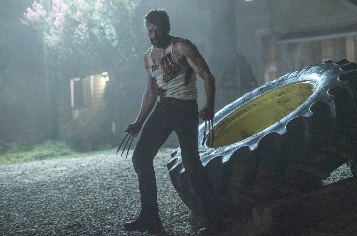 Hugh Jackman ve snímku Logan.