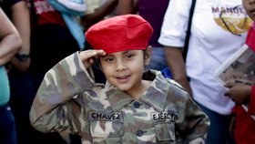 Malý príznivec Cháveze