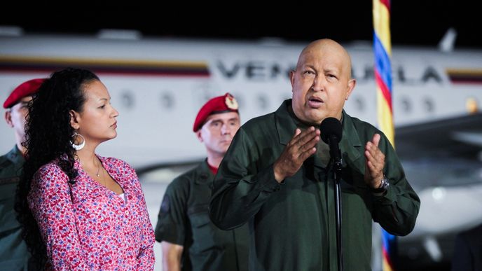 Hugo Chávez po čtvrté chemoterapii