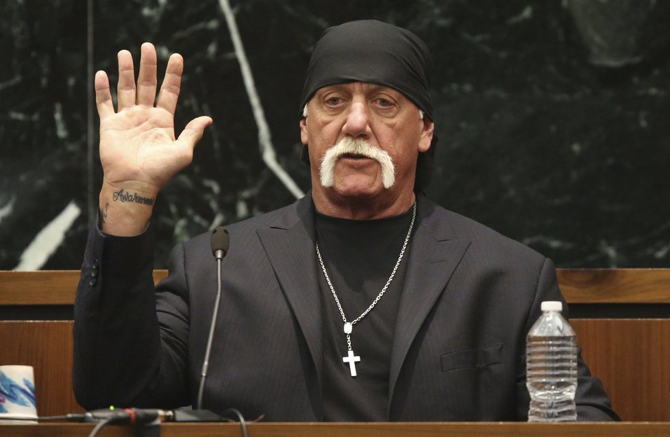 Wrestler Hulk Hogan u soudu.