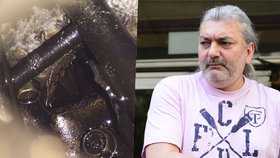 Hůlkovi na dálnici začal hořet motor